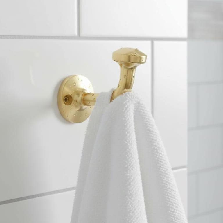Unlacquered Brass Wall Hook