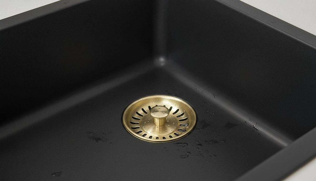 Gold Brass Sink Drain Strainer