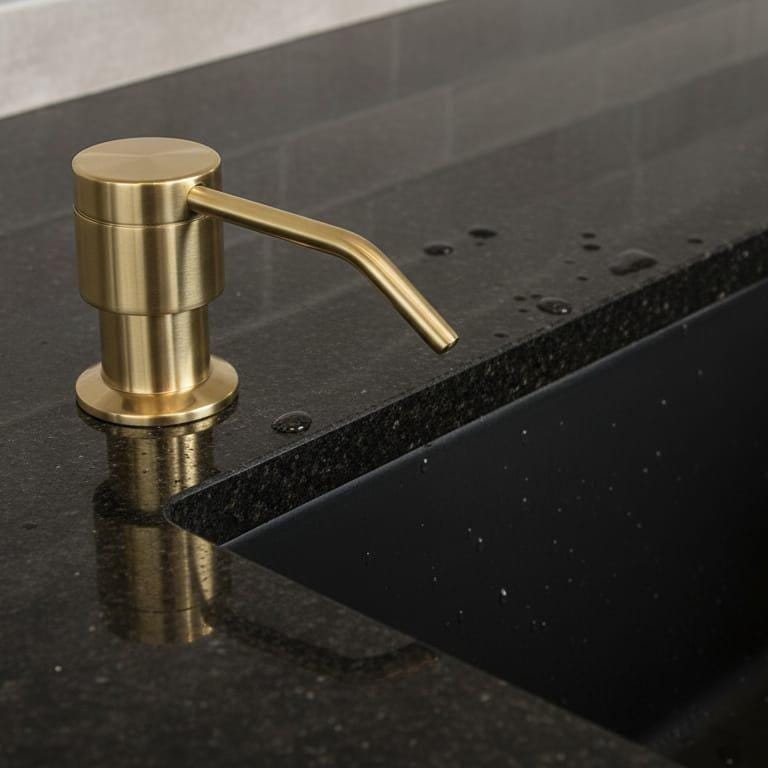 Unlacquered Brass Soap Dispenser