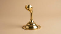 Unlacquered Brass Shower Holder, Handheld Sprayer Bracket, Vintage Farmhouse Bath Hook