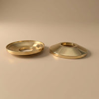 Shower Escutcheon Plate Set, Brass Wall Cover,  Faucet Trim Hardware