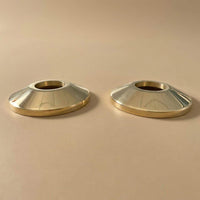 Shower Escutcheon Plate Set, Brass Wall Cover,  Faucet Trim Hardware