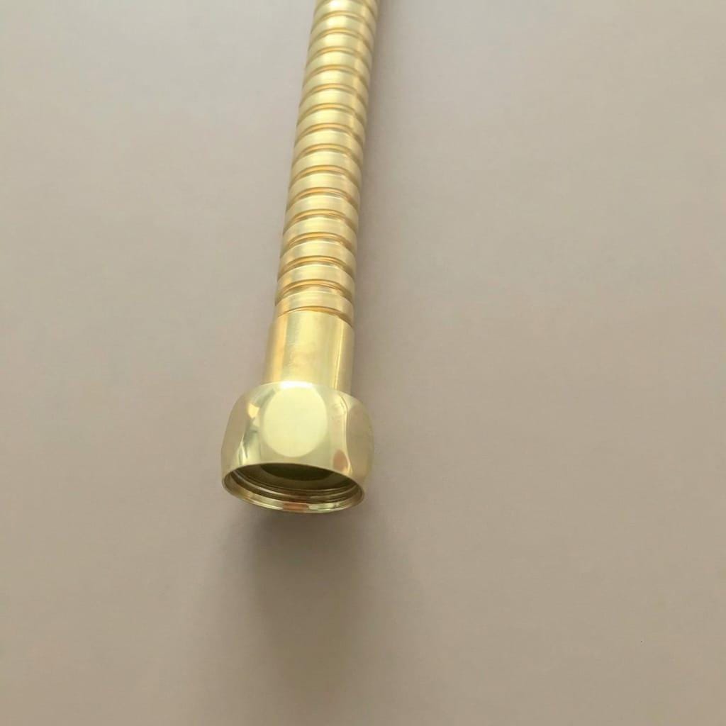 Brass Shower Hose Replacement – close-up of the finish