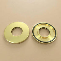 Shower Arm Flange, Brass Escutcheon Plate, Gold Pipe Cover Trim