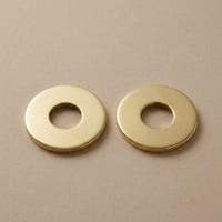 Shower Arm Flange, Brass Escutcheon Plate, Gold Pipe Cover Trim