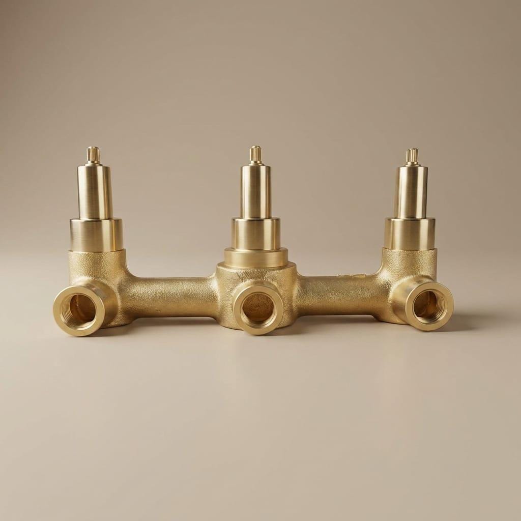 Solid Brass Concealed Shower Valve Mixer – detail view