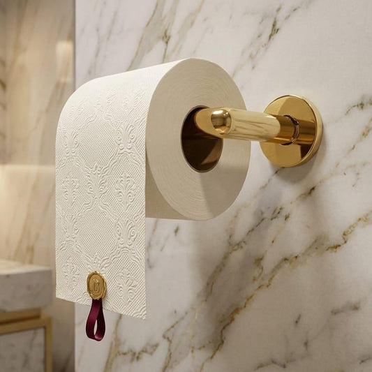 Brass Toilet Paper Holder, Luxury Bathroom Decor