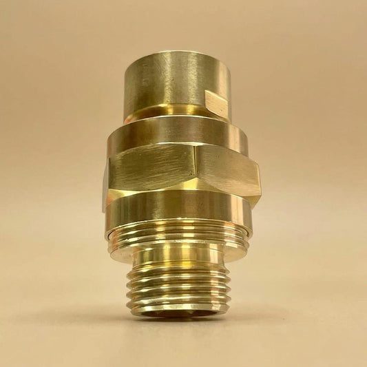 Unlacquered Brass Hose Connector, Bidet Shower Hose Adapter – detail view