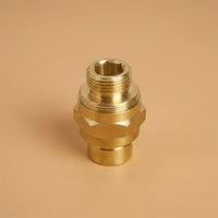 Unlacquered Brass Hose Connector, Bidet Shower Hose  Adapter, Bathroom  Fitting, Solid Coupling,  Sprayer Accessory