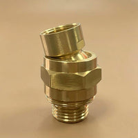 Unlacquered Brass Hose Connector, Bidet Shower Hose  Adapter, Bathroom  Fitting, Solid Coupling,  Sprayer Accessory