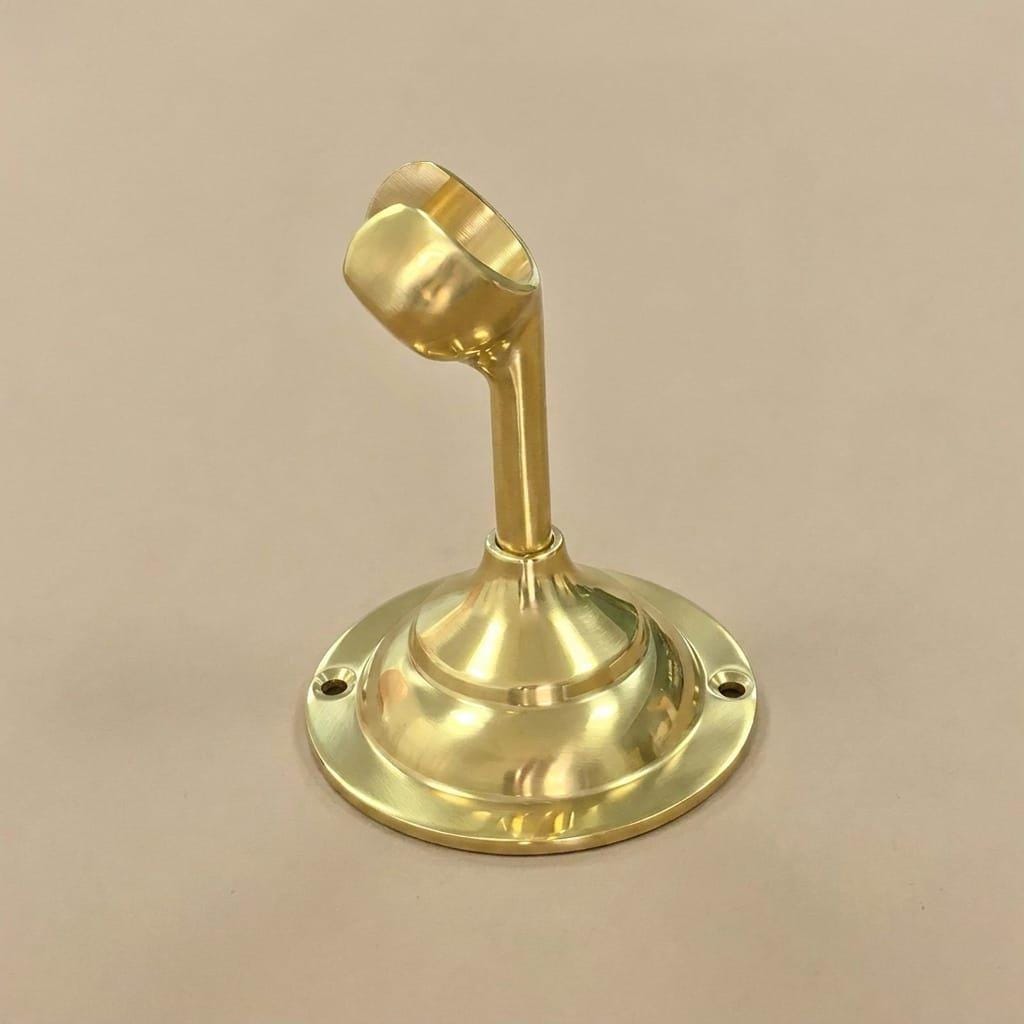 Unlacquered Brass Shower Holder, Handheld Sprayer Bracket