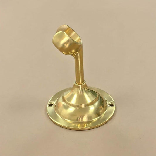 Unlacquered Brass Shower Holder, Handheld Sprayer Bracket