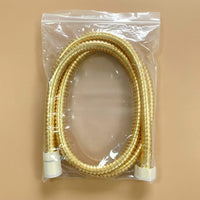 Brass Shower Hose Replacement, 57 Inch Gold Flexible Bathroom Handheld