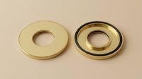 Shower Arm Flange, Brass Escutcheon Plate, Gold Pipe Cover Trim