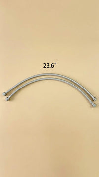 Stainless Steel Braided Faucet Supply Hose – Flexible Water Connector Pipe for Bathroom & Kitchen