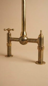 Faucet Cartridge Replacement, Unlacquered Brass Ceramic Valve, Hot Cold Tap Insert, Bathroom Faucet Part