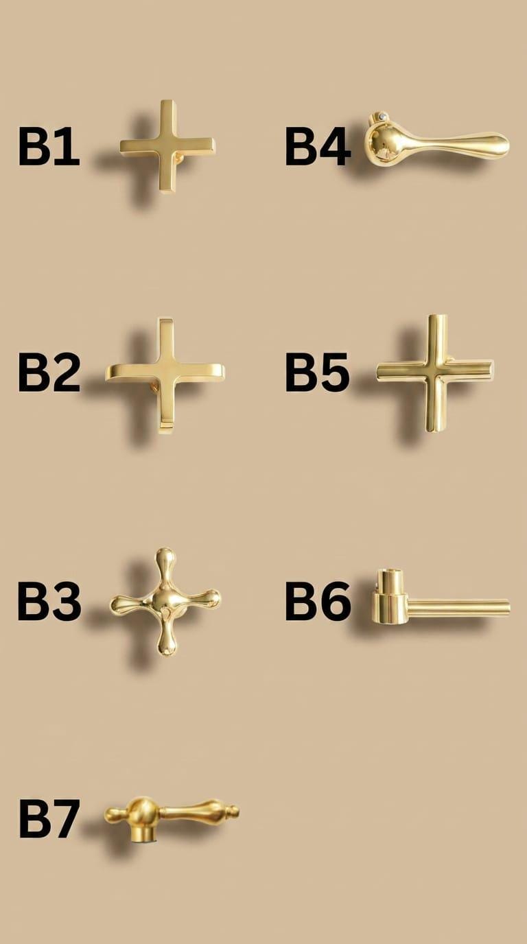 Gold Brass Rainfall Shower System – detail view