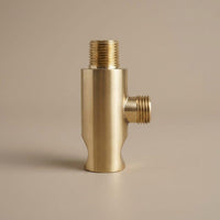 Unlacquered Brass Shower Holder, Solid Brass Handheld Bracket, Wall Mount Support, Vintage Bathroom Hardware