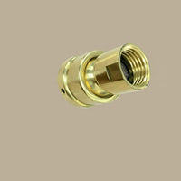 Adjustable Shower Head Adapter, Brass Swivel Connector, Angle Arm Adapter, Bathroom Extension Fitting