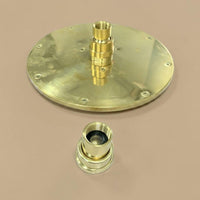 Adjustable Shower Head Adapter, Brass Swivel Connector, Angle Arm Adapter, Bathroom Extension Fitting