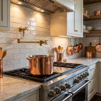 Unlacquered Brass Pot Filler Faucet: Wall Mount Folding Kitchen Tap, Vintage Double Joint Luxury