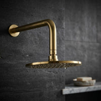 Unlacquered Brass  rain shower head Replacement Arm Long Outlet Pipe